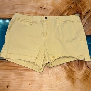 Market & Spruce Yellow Women's Cargo Shorts